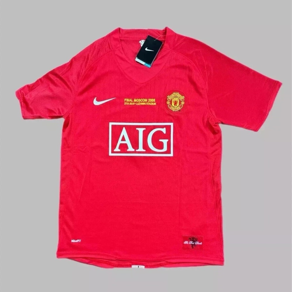 Nike Red Manchester United Football Shirt
